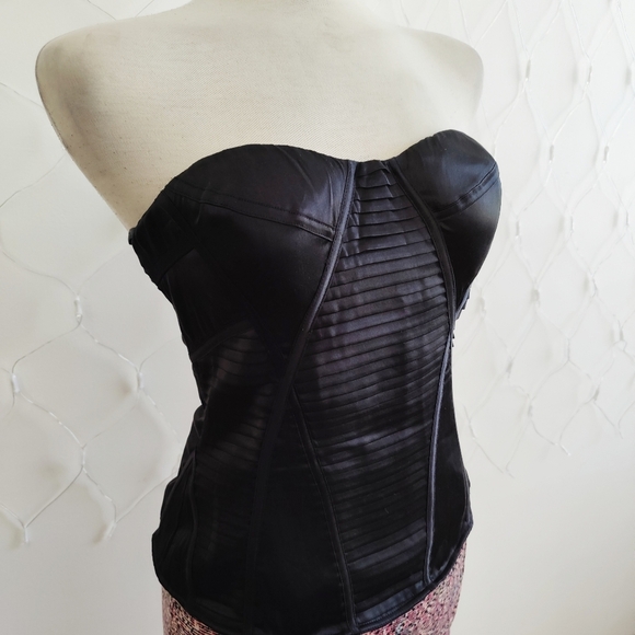 Bebe Bustier Top / Black / Medium / A-B Cup - Picture 2 of 5